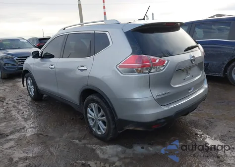 2015 Nissan Rogue Sv z USA, uszkodzony, nr VIN KNMAT2MT7FP519798